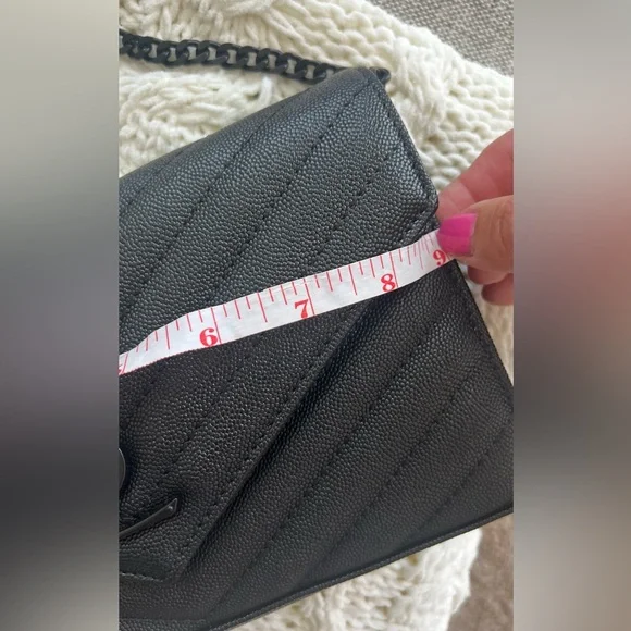 Black Quilted clutch Chain Bag - Picture 5 of 16